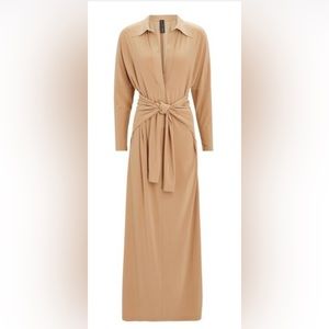 COPY - Norma Kamala Tie Waist Polo Dress Shirt